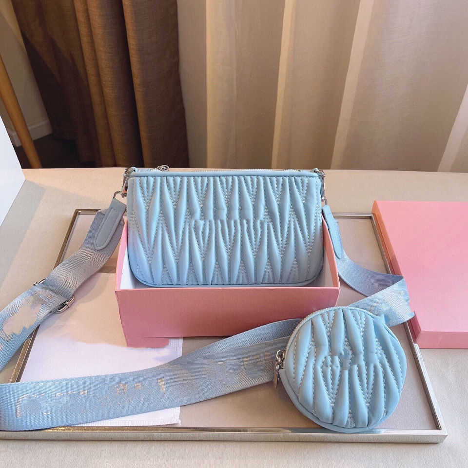

Women Luxurys Designers Bags 2021 designer handbags Multi Pochette Crossbody Bag Zhouzhoubao123 Louisbags_18 Hanghhangbag Summer Pleate W2HL