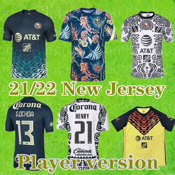 

2021 Player version America soccer jersey 21 22 Football Shirt uniform, Black;yellow