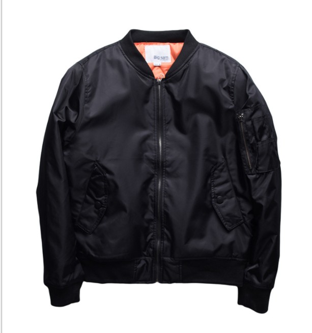 

pilot jackets men outdoor sport Bomber coat baseball Windbreaker jacket, Gray