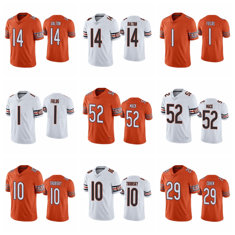 

Chicago's MEN WOMEN YOUTH Bears's Khalil Mack Walter Payton Tarik Cohen justin fields andy dalton mitchell trubisky Alternate Classic Player, Black;red