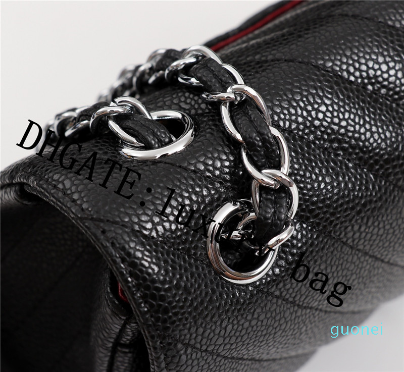 

Women Luxury Designer Shoulder Bag Ladies Brand Fashion Purse Mini Classic bags Genuine Leather Crossbody handbag Caviar Texture Chain 2021, Make up the difference