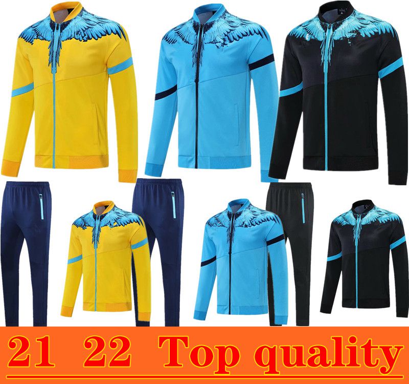 

21 22 Napoli trackSuit jacket hoodie soccer jersey SSC Naples long zipper ZIELINSKI INSIGNE MERTENS PLAYER ROG football shirts, Black