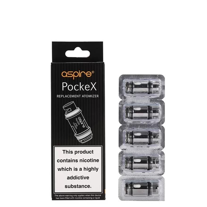 

Aspire PockeX Coil 0.6ohm SS316 U-Tech Clapton Coils Replacement For Vape Pen Aspires Pocke Pocket AIO istick Kit cigarettesa14