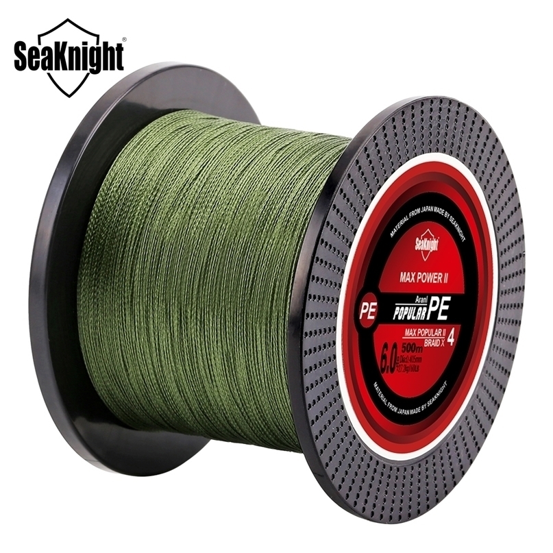 

SeaKnight Brand TP Series 500M 1000M Fishing Line 8-60LB Braided Smooth Multiment PE for Saltwater 220301