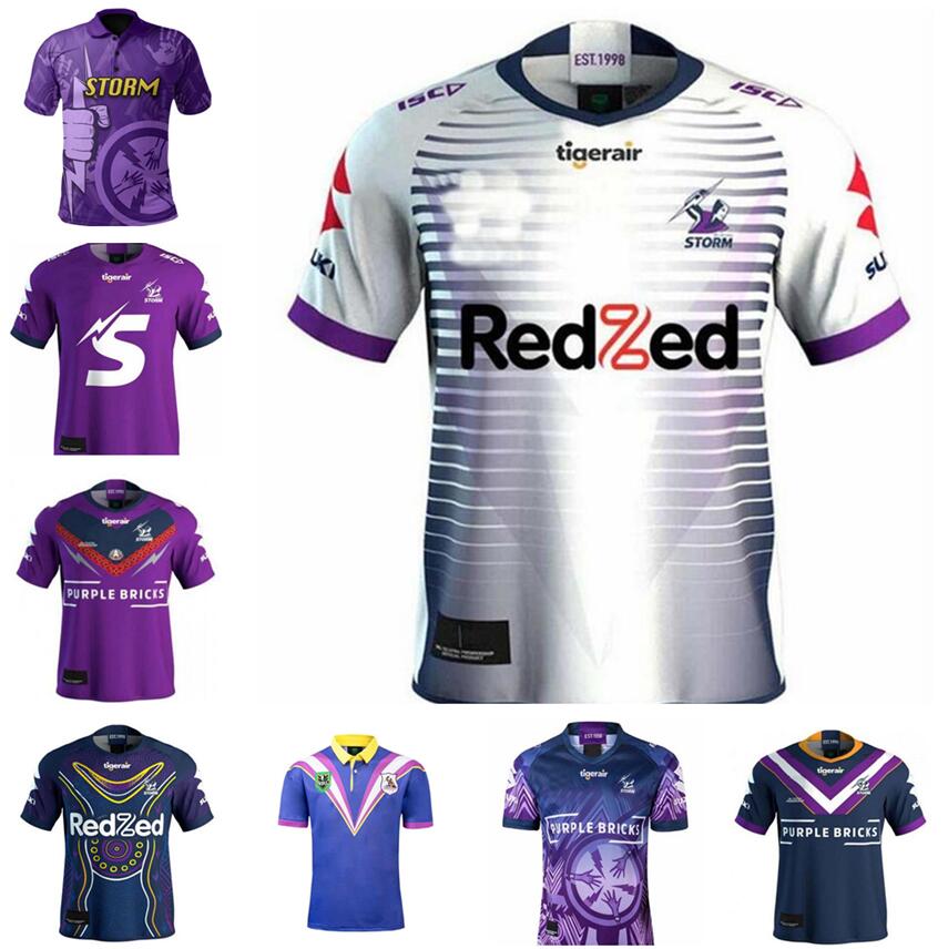 

MELBOURNE STORM Rugby Jersey 2021 Indigenous Commemorative 2022 NRL Australia shirt nines vest Size S-5XL 4XL, Black;gray