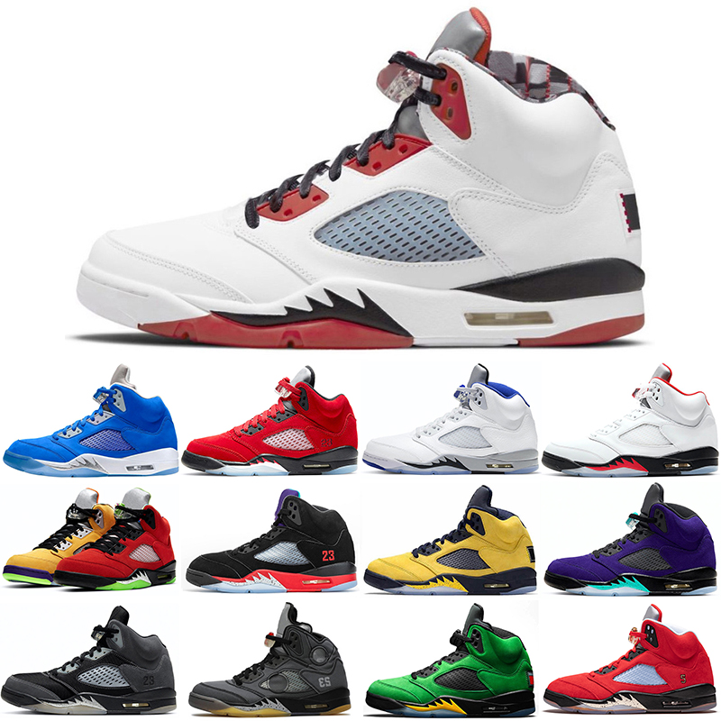 

Raging Bull 5s men basketball shoes 5 Fire Red Suede oregon ducks ALTERNATE GRAPE Stealth mens trainers sports sneakers, # 27
