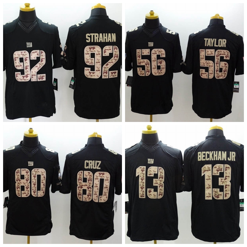 

New York's Men Giants's Lawrence Taylor Eli Manning Odell Beckham Custom Women Youth football Jersey, Black;red