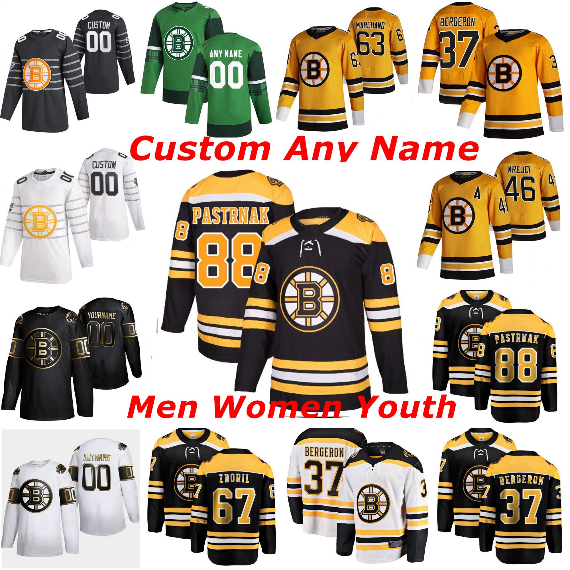 

Hockey Jerseys Boston Bruins Sean Kuraly Jersey Nick Ritchie Jeremy Lauzon Zdeno Chara Cam Neely Jaroslav Halak Ray Bourque David Backes Custom Stitched, Men gold 2021 reverse retro