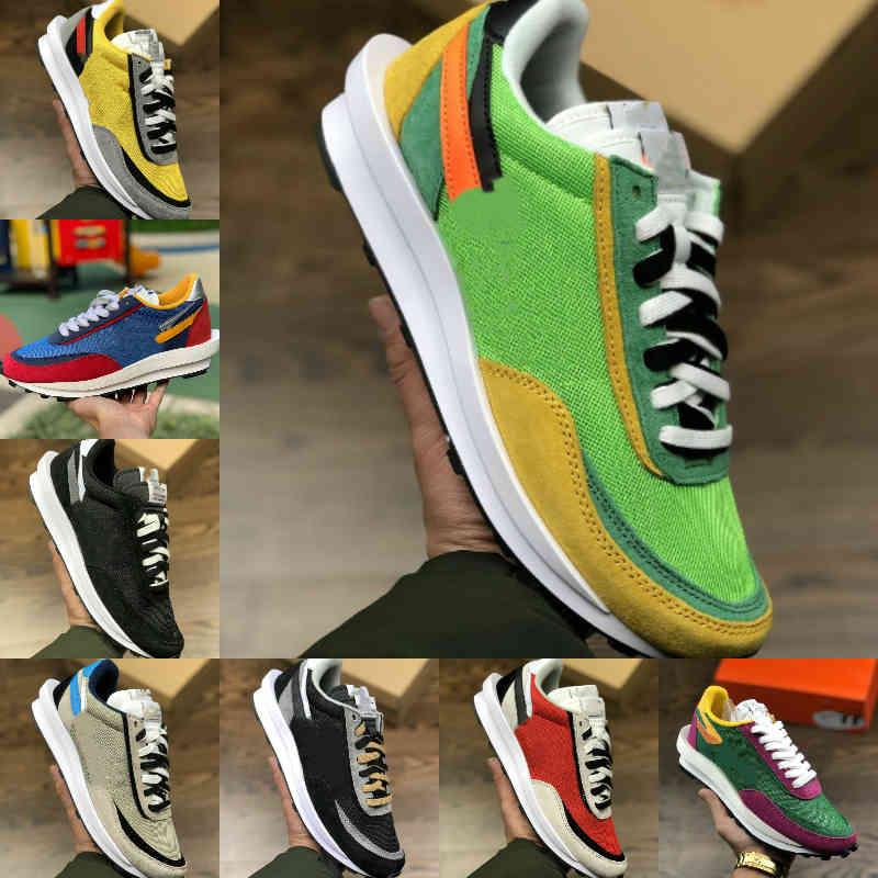 

Sell 2021 Nlke Running Shoes Dark Iris Sesame Blue Void Sacais X Waffle LDV VaporWaffle Pegasus Nylon Black White Off Trainers Sneakers Size F13