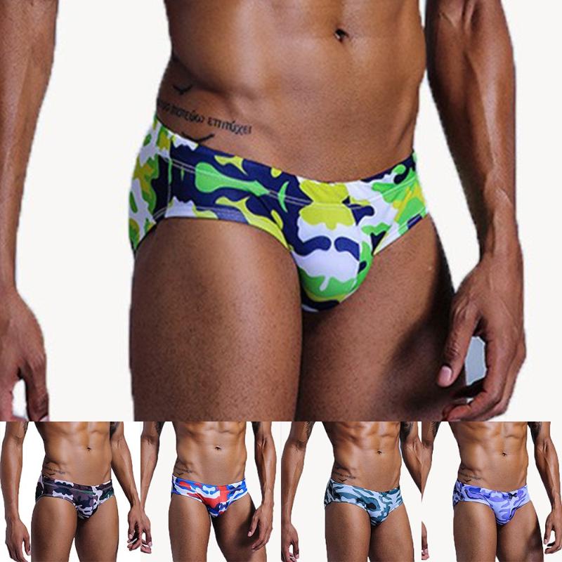 

Underpants Men Sexy Simple Side Stripes Fashion Triangle Swimwear With Pad Enhance Penis Pouch Panties Low Rise Briefs Sponge Underwear, Black;white