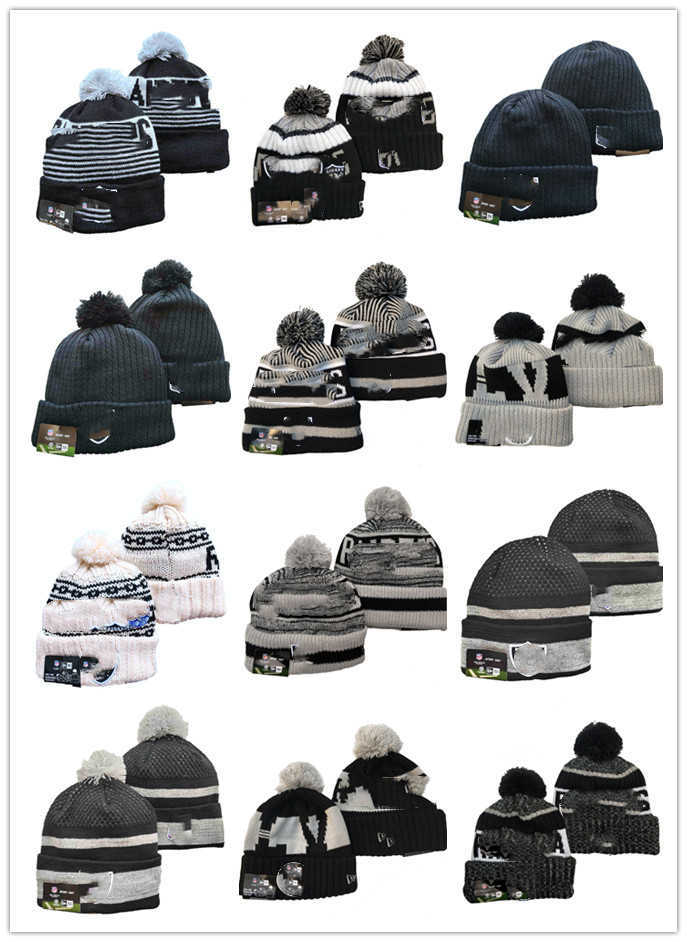 

Mens Las VegasRaidersNew Cuffed Knit Football Hat Beanies