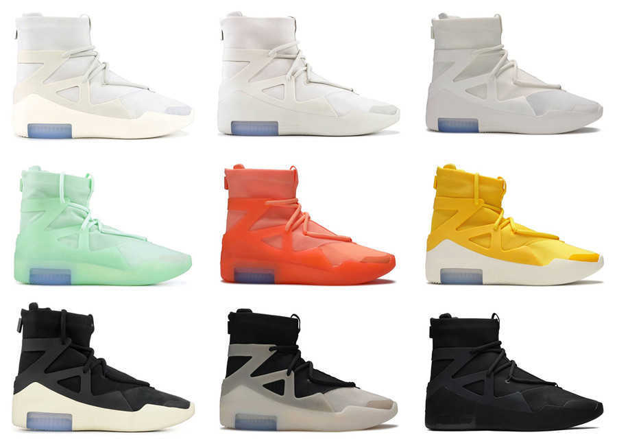 

FOG Fear Of God Shoes 1 Boots Triple Black Oatmeal The Atmosphere Yellow Light Bone Sail Orange Pulse Frosted Spruce Men Outdoor Sneakers
