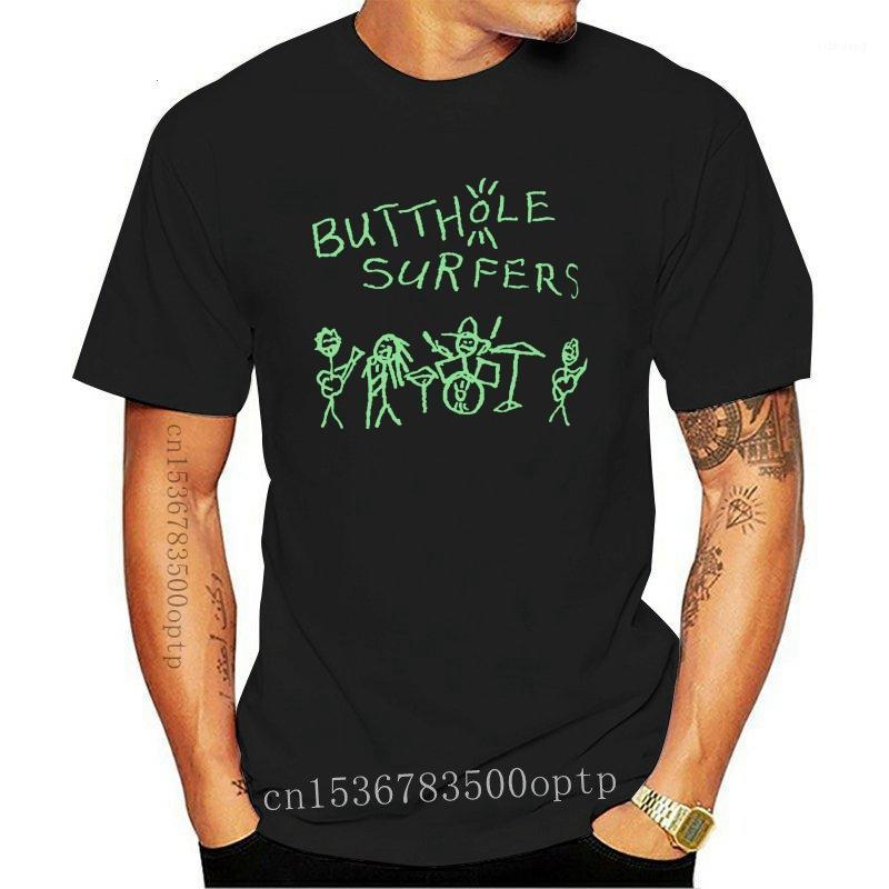 

Men's T-Shirts BUTTHOLE SURFERS CARTOON SHIRT BACKPRINT Gibby Haynes Melvins Viny Killdozer Cd T-Shirt Casual Short Sleeve For Men Clothing, Yellow