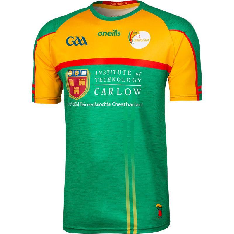 

Carlow GAA Away 2-Stripe Jersey 2021/22 IRELAND CARLOW TRAINING RUGBY JERSEY size S--5XL, Black