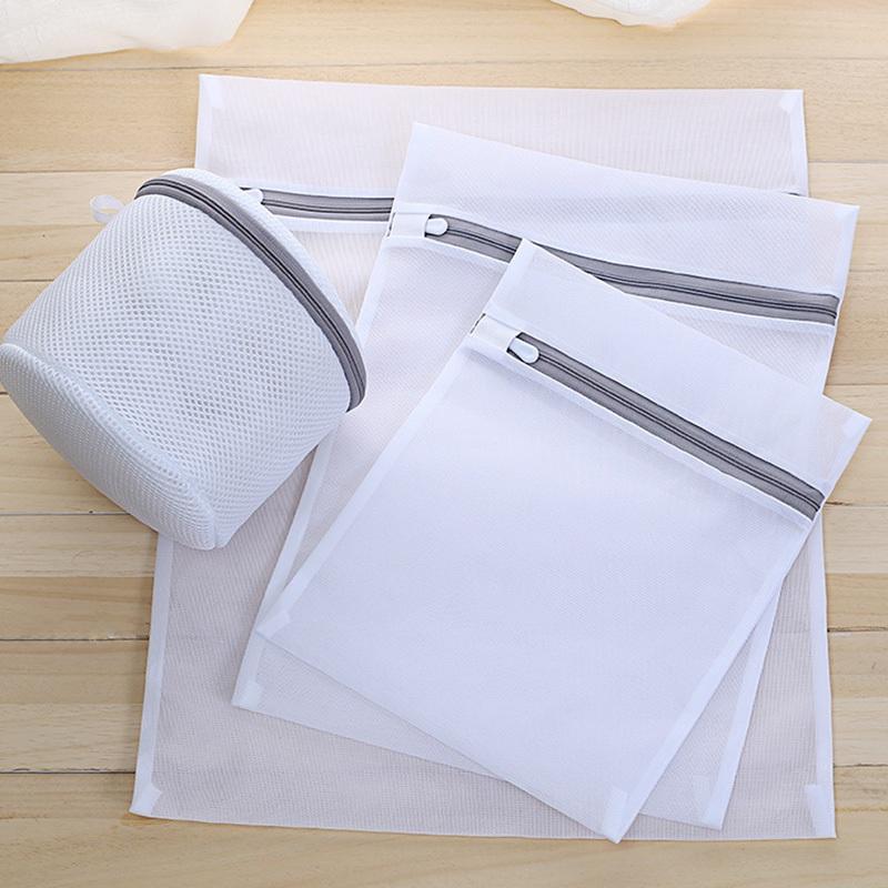 

Clothing & Wardrobe Storage Mesh Laundry Washing Bags Household Machine Bag For Underwear Bra Socks Dirty Clothes Organizer Pocket Home Supp