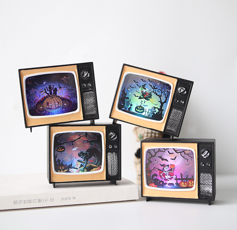 

halloween (with battery) retro tv novelty holiday atmosphere gifts