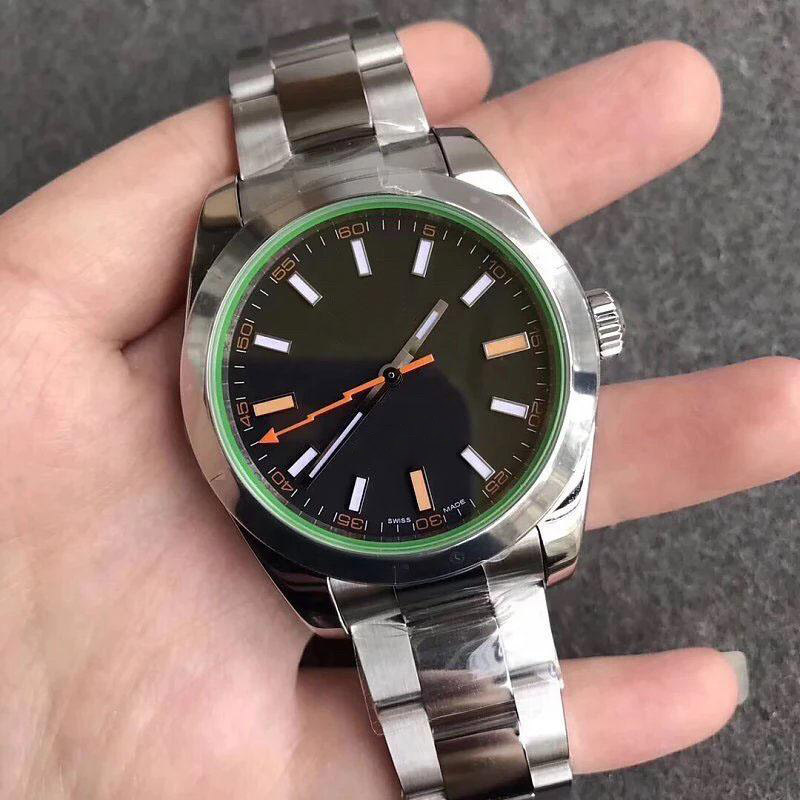 

Top Fashion Business Mens Watches Stainless Steel Automatic Mechanical Watch 40mm, Customize
