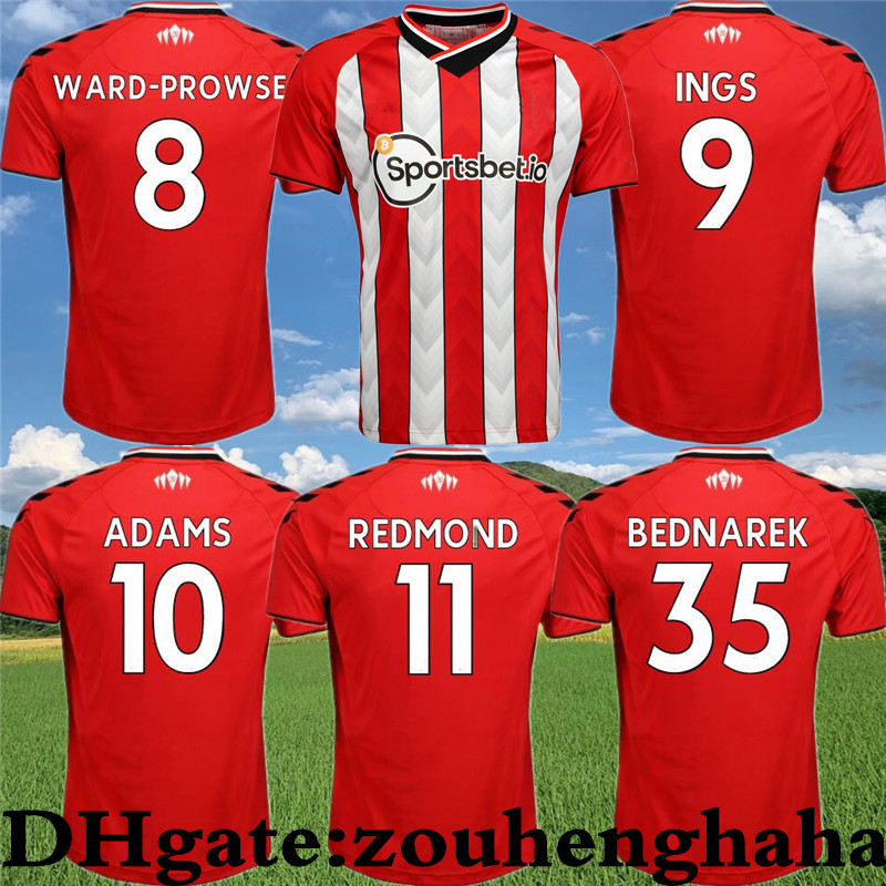 

SAINTS INGS ADAMS Soccer Jersey 2021 22 Home WARD-PROWSE Football Shirt MINAMINO REDMOND BEDNAREK WALKER-PETERS Maillots de foot