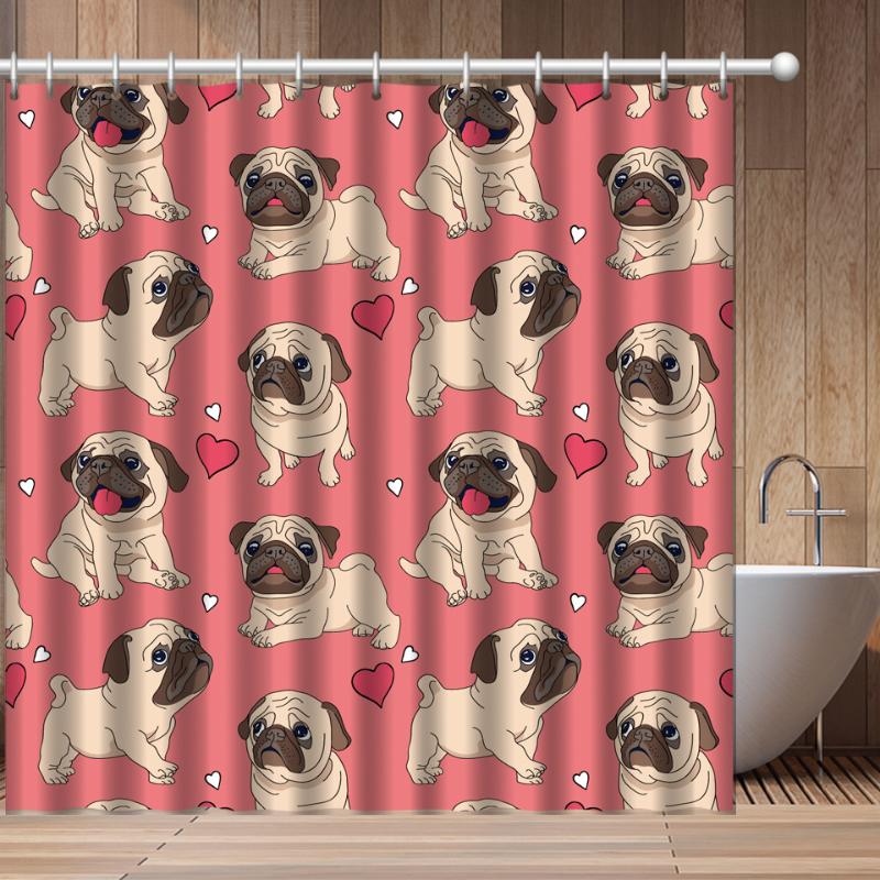 

Colorful Butterfly Bathroom Curtain Cartoon Adults Waterproof Polyester Fabric Bath Shower Home Decor Shoewer Sets & Drapes