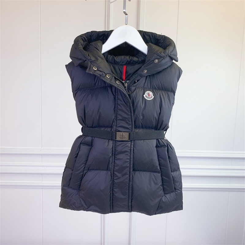

Gaoding wear children's down jacket detachable hat boys and Girls Black Down Jacket Vest Top tide