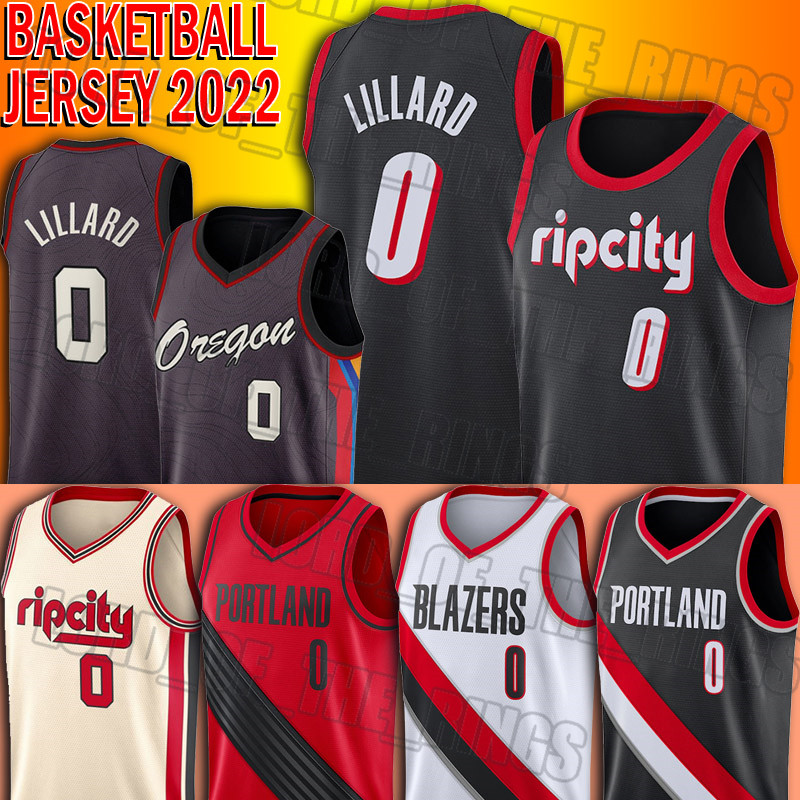 

Damian 0 Lillard Jersey Basketball Portlands City Trail Ripcity Blazer Jerseys 75th Anniversary