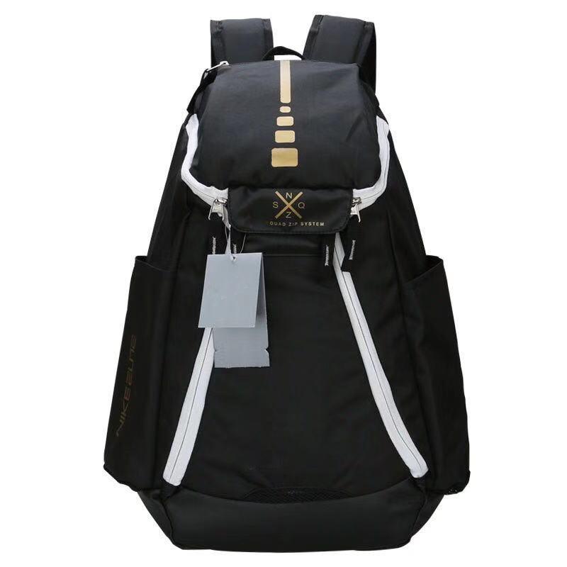 

Backpack NKNQZS USA Brand Basketball Backpacks Men 1:1 Clone High Quality Travel/Skate/Baseball/Soccer/School Bags, Nknqzs black white