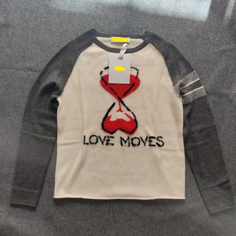 

hoodies t shirt d family 21 early autumn 520 series love hourglass cashmere knitted, Black