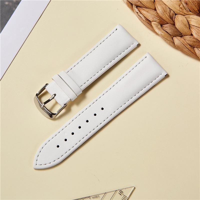 

Watch Bands Genuine Leather Band Calfskin Straps Replace Accessories Bracelet Casual Watchbands 14mm 16mm 18mm 20mm 22mm, Black;brown