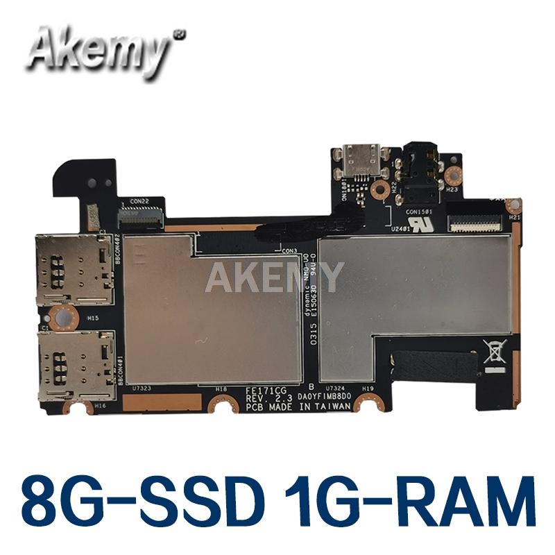

Original For Asus FE171CG FE171C Tablets Motherboard Mainboard Logic Board W 8G-SSD 1G-RAM Fans & Coolings