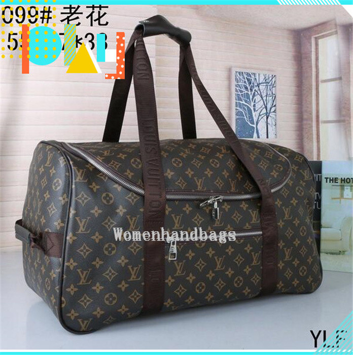 

LV Louis 1 Vitton Wallets Men Duffle Bag Women Travel Bags Hand Luggage Travel Pu Leather Handbags Large CrossBody Bags, Red;black