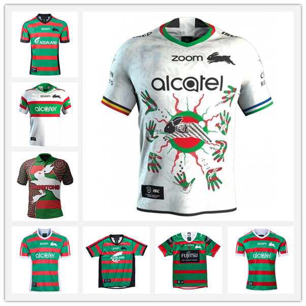 

2021 SOUTH SYDNEY RABBITOHS AWAY RUGBY JERSEY 2021 South Sydney Rabbitohs Rugby TRAINING SHORTS JERSEY size S--5XL, White