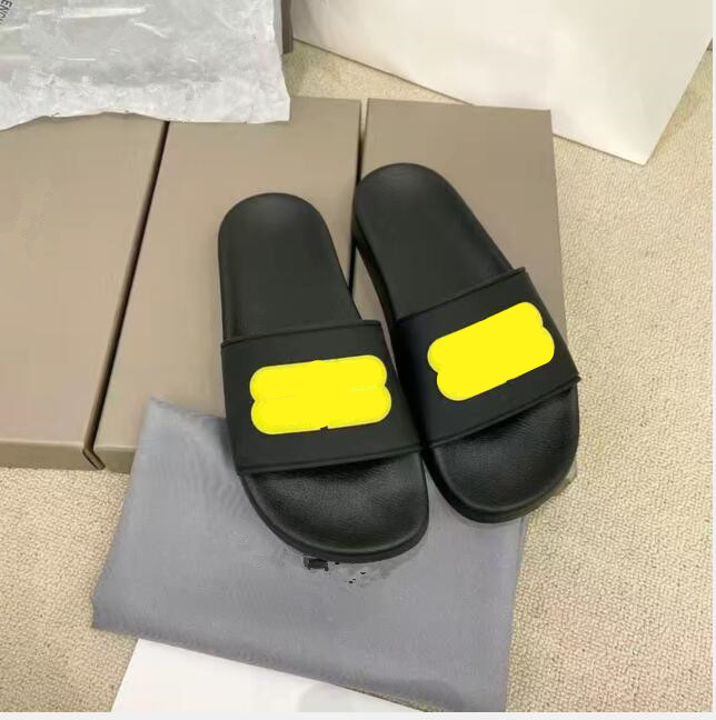 

Rubber beach shoes fashion flip flops men and women flat slippers summer sandals high quality brand slippers letter logo design flip flops--b+b, Black