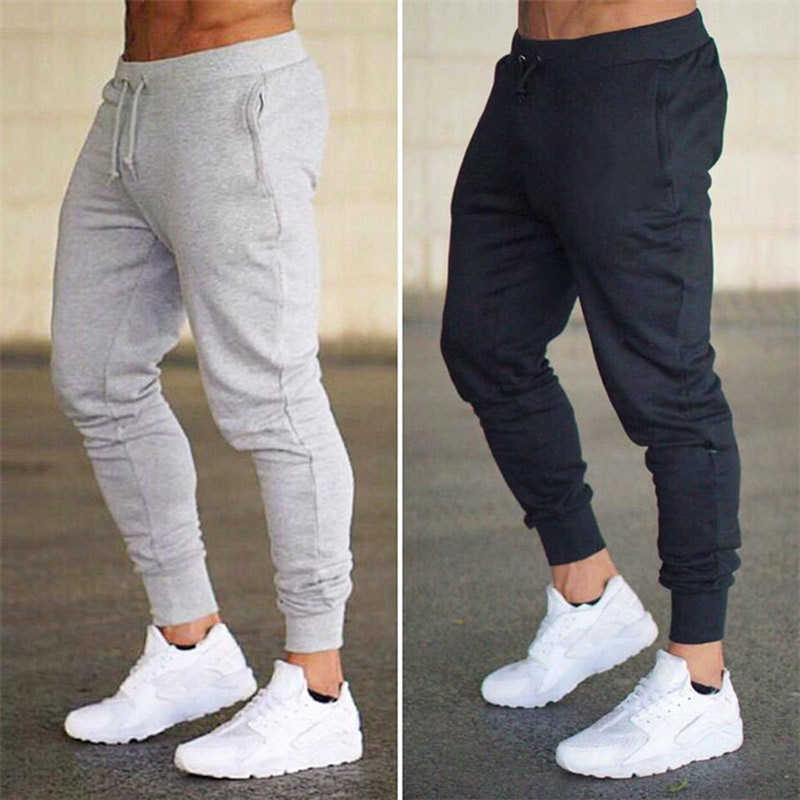 

Men's Clothing Jogger JUST BREAK IT Pants Men Fitness Bodybuilding Gyms For Runners Man Workout Sportswear Sweatpants Sweat Trousers casual, White hook gray
