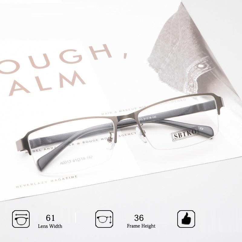 

Fashion Sunglasses Frames Oversized Eyeglasses Men 152mm Wide Head Glasses Frame Man Semi Rimless Spectacles Eyewear For Optic Lens Big