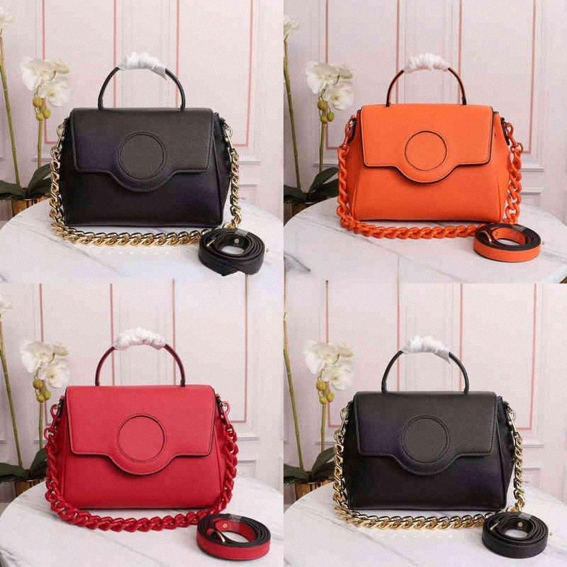 

High quality chain bag ladies luxury leather handbags orange fashion brand shoulder bag Medusa design classic retro large capacity handbag 14Uw#, I need look other product