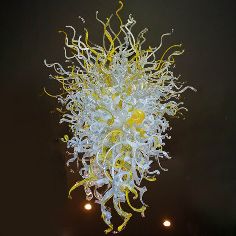 

Modern Lamps Indoor Lighting Chandeliers Hotel Art Home Decoration Lightings W70xH120cm Hand Blown Murano Glass Chandelier