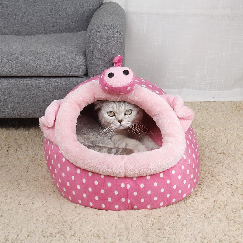 

High Quality Product For Dogs Cats Style Soft Pet Bed,Pet House,Dog House Fashion Colorful Animals Shape Dog Bed Kennels & Pens