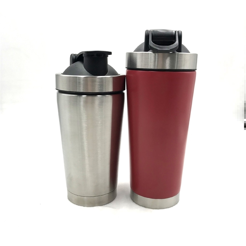 

Stainless steel thermos fashion with straw water shake gift cup, White