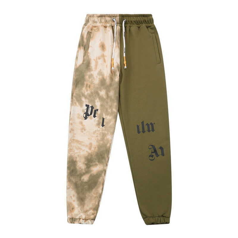 

angcls Palm non PA Angel correct angels real right letter print casual pants82I2, Black
