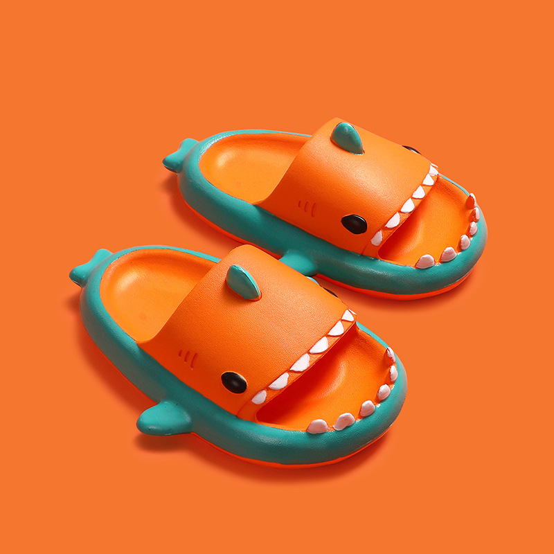 

Summer Children's Slippers Rainbow Shoes For Kids Toddler Babyr Cartoon Print Cute Flat Heels Beach Sandals, Red