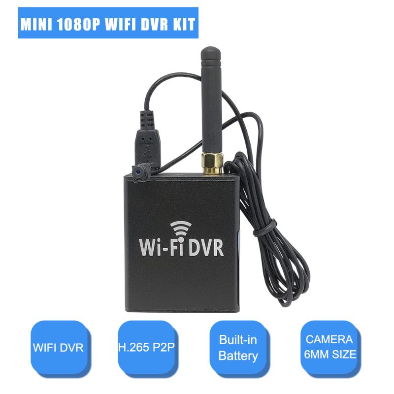 

DVR Wireless Mini Recorder With 720P 6*6mm Camera Kit Video Surveillance Onvif AHD Recorde NVR Kits, Black;white