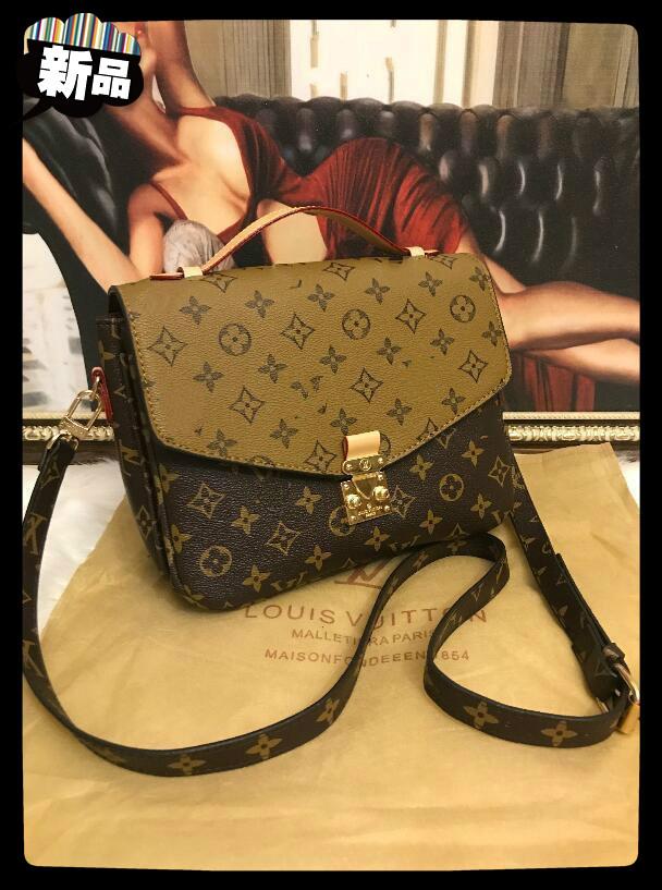 

2021 LV LOUIS BAG VITTON Luxury Designer Bags Handbags Purse Ladies Handbag Brand Letter Leather Shoulder Messenger Bag, Red;black