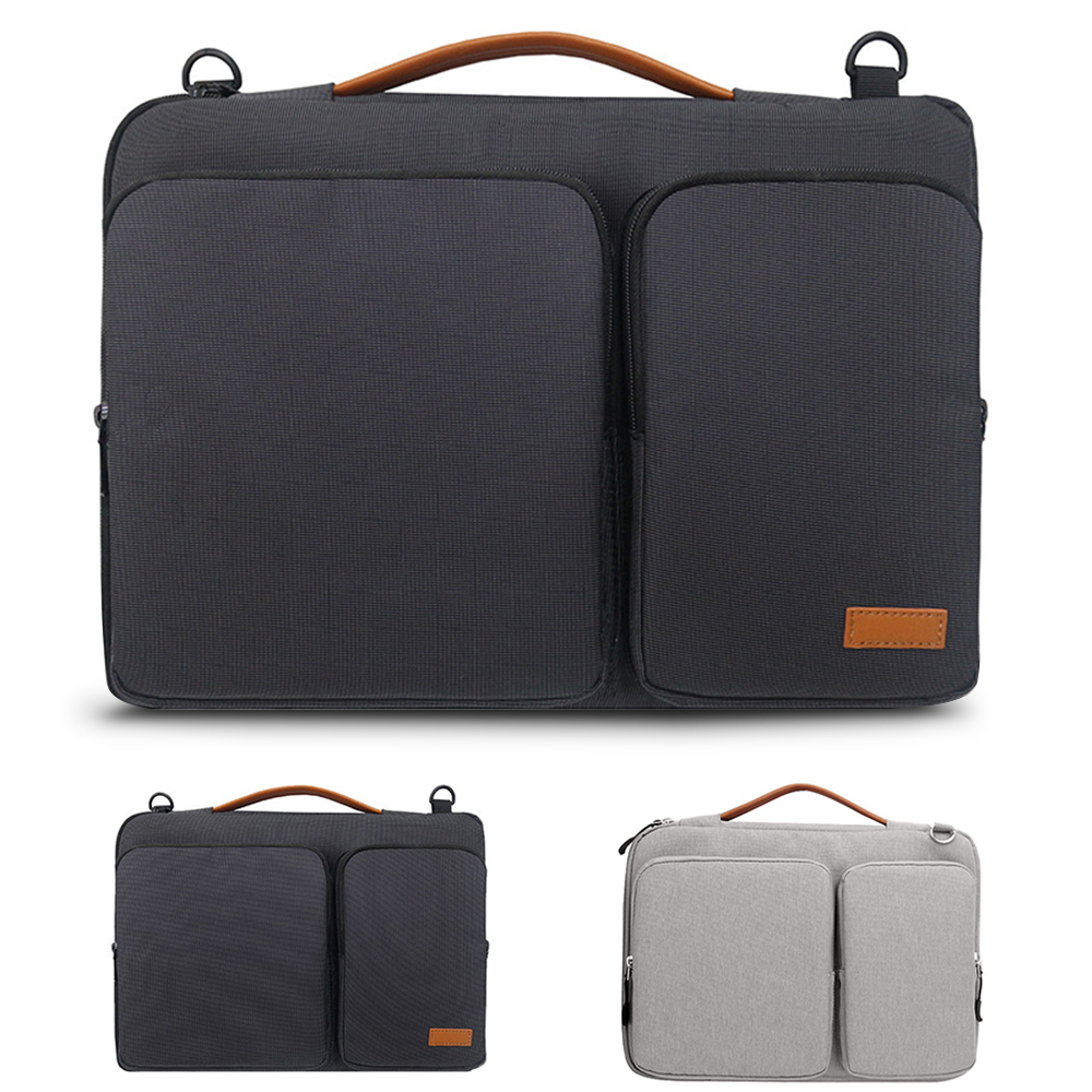 

Laptop Shoulder Bag for MacBook Air 13-15.6 inch Display 13 MacBook Pro USB-C, Waterproof Shockproof Notebook Sleeve