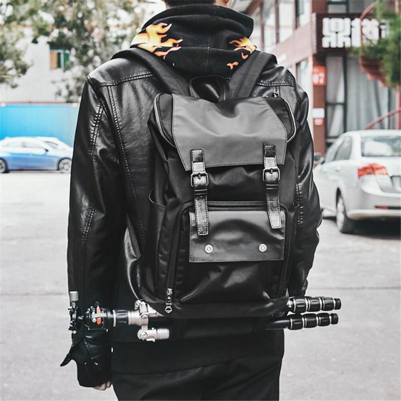 

Backpack MTONG Fashion Men's Vintage Canvas School Bag Travel Bags Large Capacity Laptop, C1