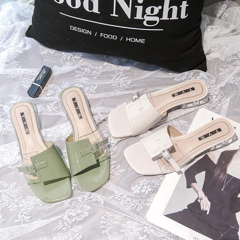 

Slippers Cute Sexy Polka Trend Simple Young Women Fashion Flats Open Splice Summer Slides White Casual Shoes, Beige