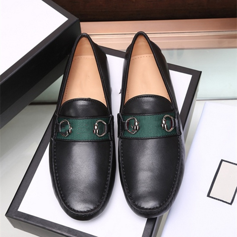 

New Crocodile Vintage Fashion Luxury Men Shoes Formal Dress Casual Leather Shoes Business Wedding Loafers Designer Brogue Office Shoes, #01
