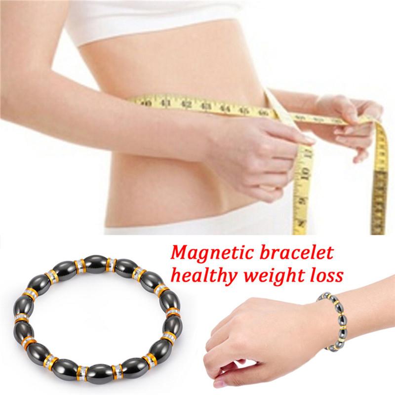 

Charm Bracelets Magnetic Hematite Health Bracelet 5.8cm Crystal Healing Bangle For Women Men Black Magnetite Malachite Many Colors, Golden;silver