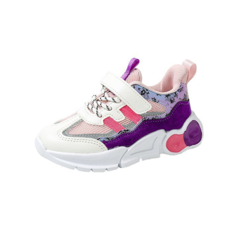 

Athletic & Outdoor 2021 Kid Shoes Mesh Spring Children Boys Girls Lightweight Sport Breathable Soft Bottom Non-slip Casual, Black