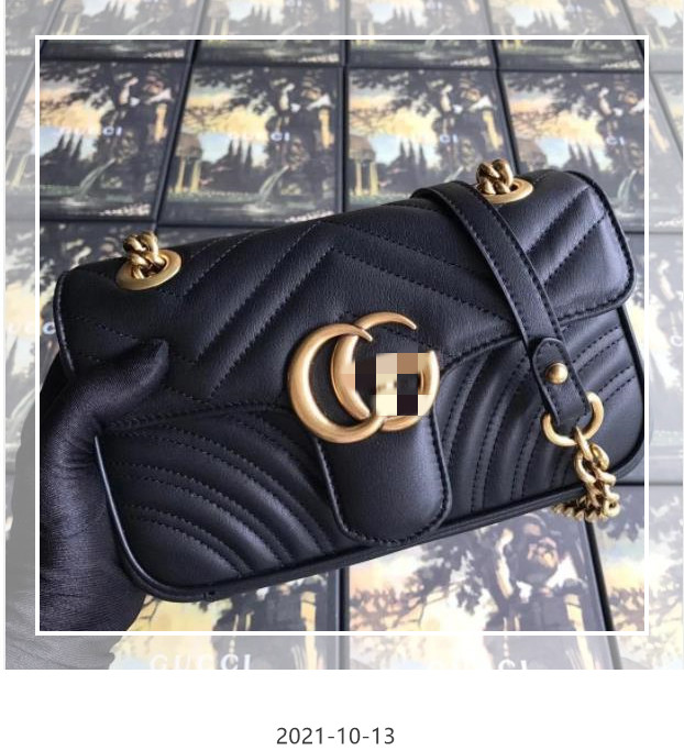 

bag Real leather High quality Women Lady Fashion Marmont Bags Genuine Leathers Crossbody Handbags Purses Backpack tote GGLVLouisVitton YSLVUTTON, No bag
