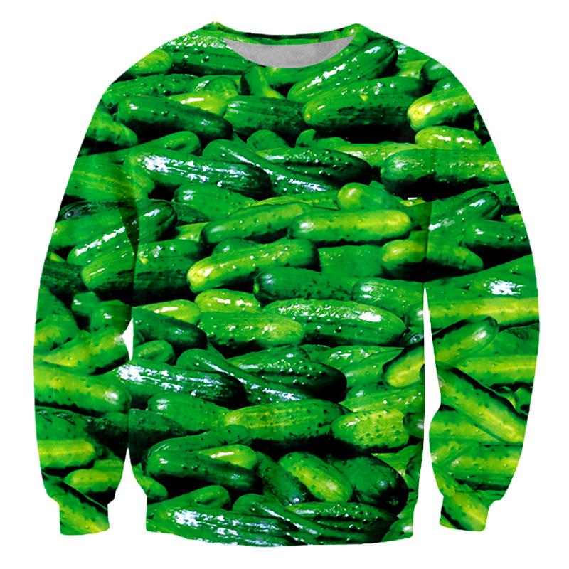 

Men' Hoodies & Sweatshirts Harajuku Mens And 3D Printed Pickles Cucumber Graphic Streetwear Long Sleeve Shirt Tops Sudaderas Hombre, Fashion hoodies
